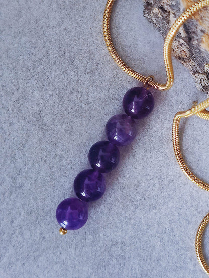 Cleo Amethyst Necklace