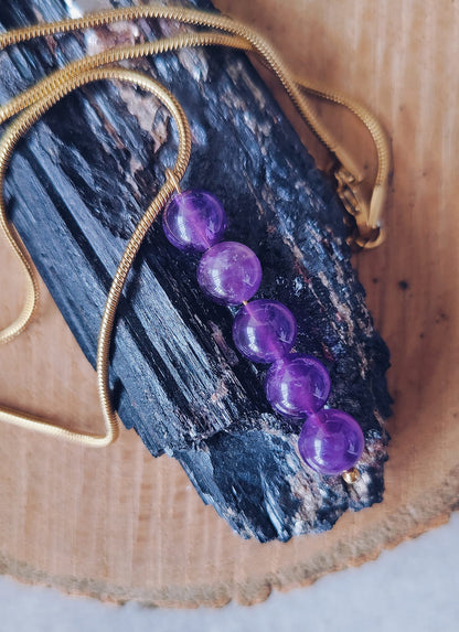 Cleo Amethyst Necklace