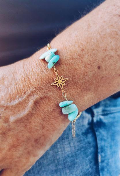 Pulseira Star Amazonite